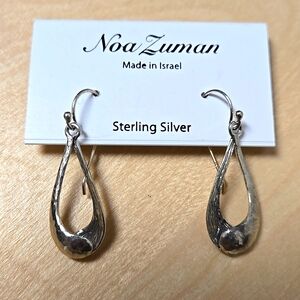 Noa Zuman Teardrop Shape Sterling Silver Earrings